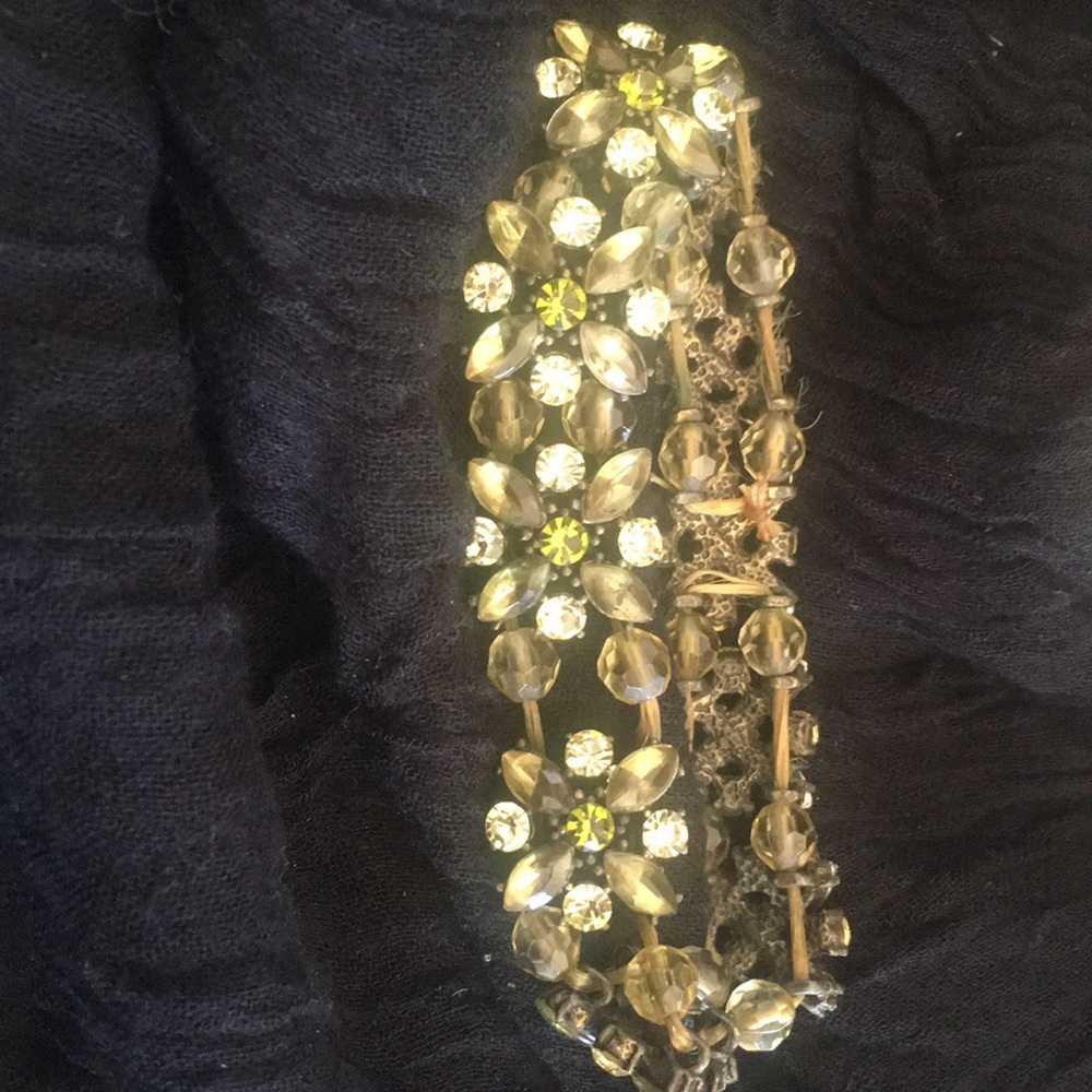 Green crystal bracelet